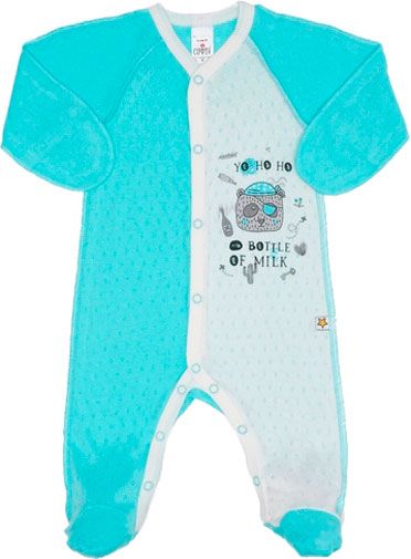 Комбінезон дитячий ТМ Софія Пірат р.62 бірюзовий 170162 