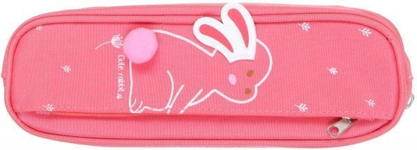 Пенал школьный Зайчонок красный