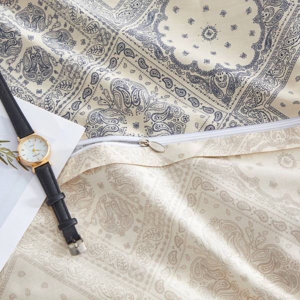 Комплект постельного белья Fonti 2 с принтом La Nuit 