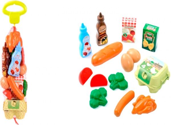 Ігровий набір Ecoiffier Продукти в сітці 000950