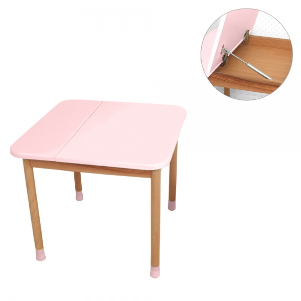 Стол детский ArinWOOD с боксом розовый 04-02R-BOX