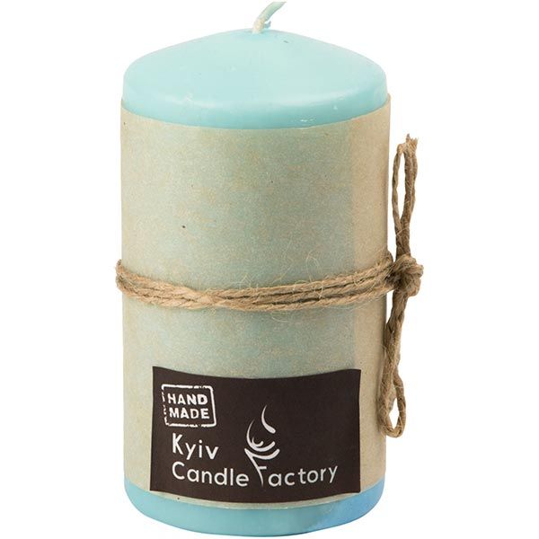 Свічка Candle Factory EcoLife блакитна 120 мм