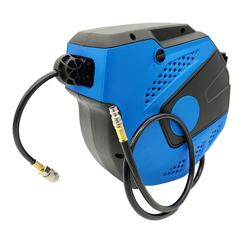 Шланг воздушный на катушке полиуретановый AIRKRAFT AHC-35A 6,5x10 мм с быстроразъемными соединениями 15 м 