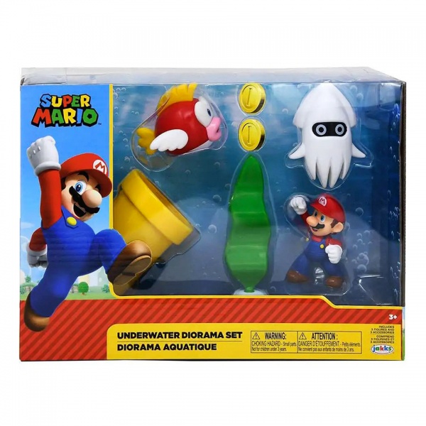 Игрушка Super Mario Игровой набор с фигурками SUPER MARIO - Подводный мир 40016i 