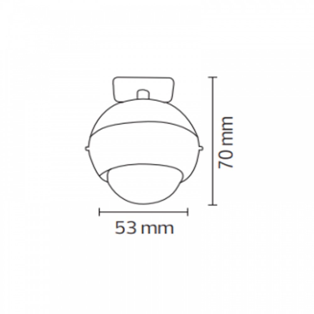 Датчик движения HOROZ ELECTRIC NAVARA 60W IP20 088-005-0001-010