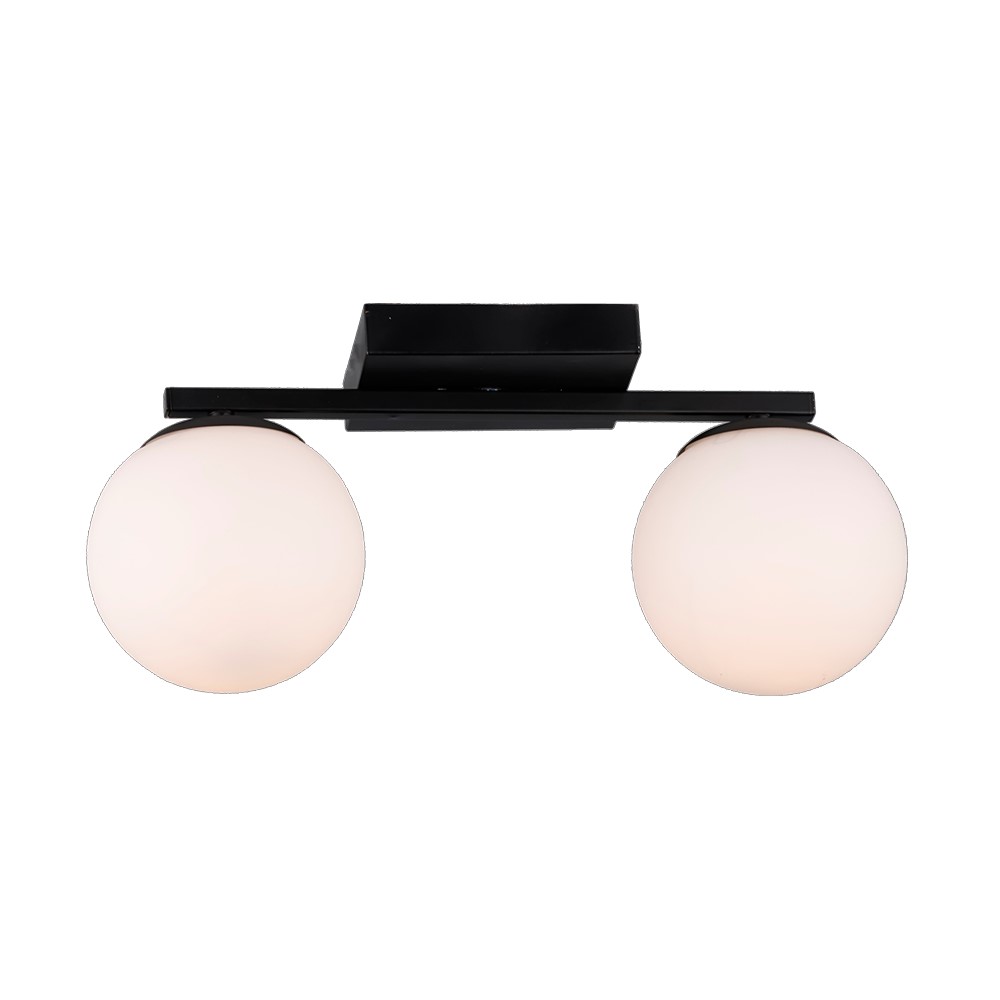 Люстра стельова Blitz Melange 2x40 Вт E14 чорний 5176-42