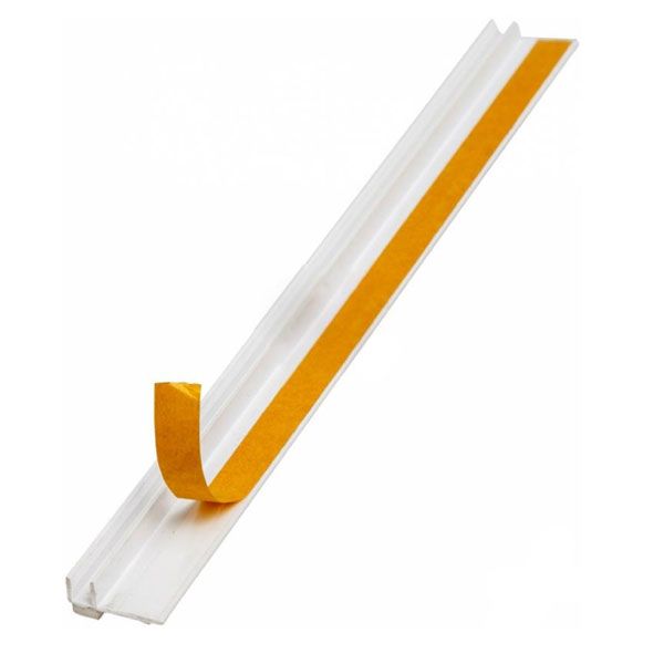 Профиль PVC оконный примыкающий с армирующей сеткой 6ммx2,4м