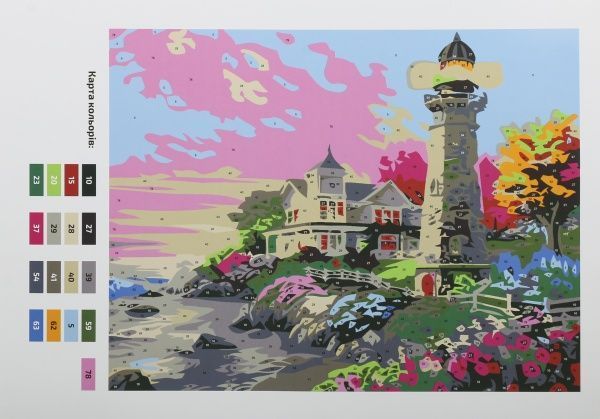 Картина за номерами Маяк Літо Rosa Start 