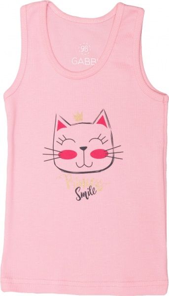 Майка для дівчаток Габбі Кіса р.98 рожевий із малюнком 11298 