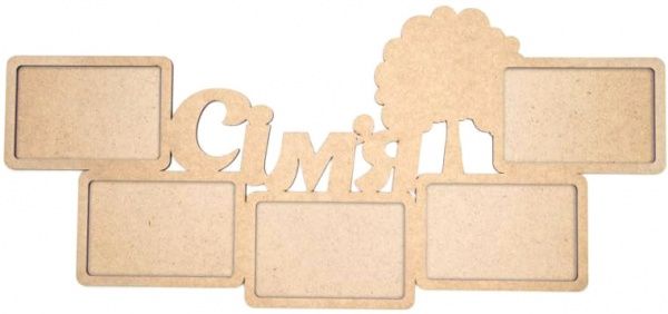 Заготовка рамка Семья Rosa Talent 