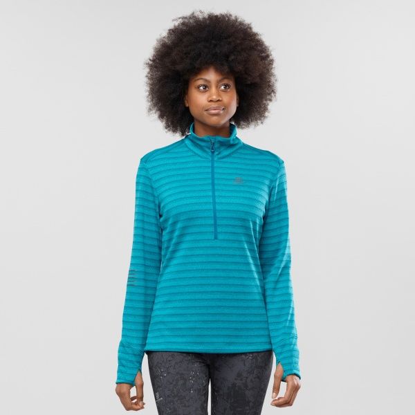 Джемпер Salomon LIGHTNING HZ MID LC1156500 р. L голубой