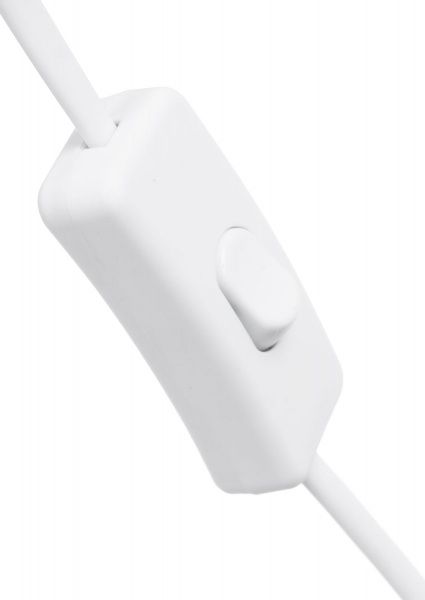 Настільна лампа Accento lighting 1x40 Вт E14 білий із блакитним ALT-T-F4563BC1 