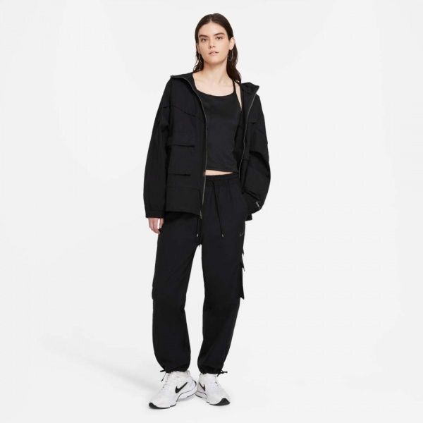Ветровка Nike W NSW ICN CLSH JKT WR CANVAS CZ9328-010 XL черный