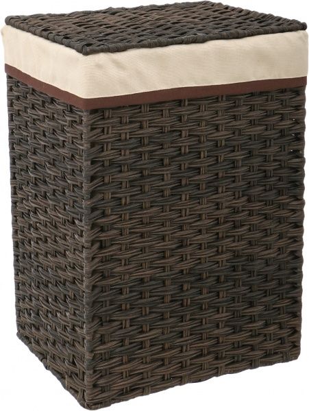 Корзинка плетеная с текстилем 39x30x56 см JC16-1AB-1 
