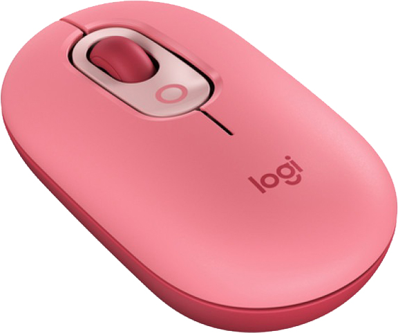 Мышь Logitech POP Mouse with emoji pink (910-006548) 