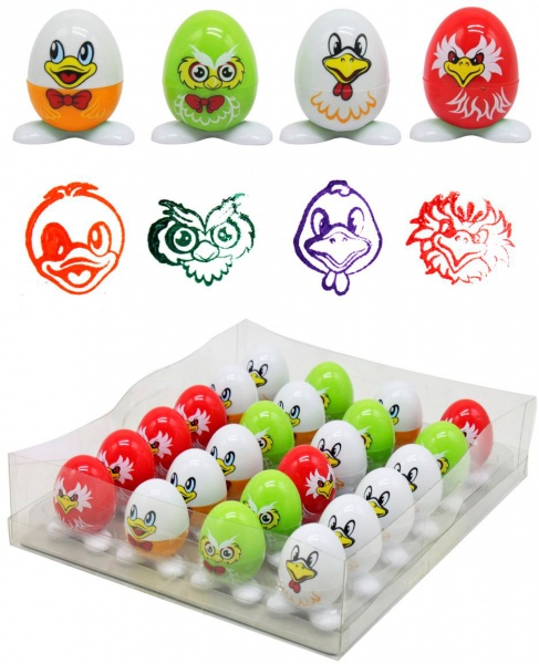 Набір для творчості Malevaro Штамп дитячий Пташки 4 види S46A2