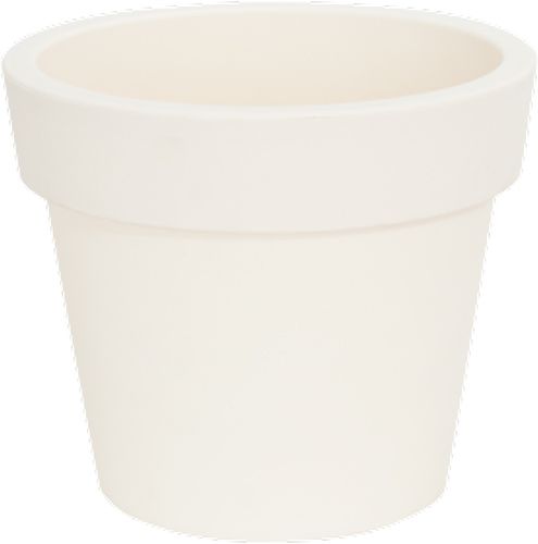 Вазон пластиковий Алеана ГАММА 20x17 см круглий 5л біла роза 