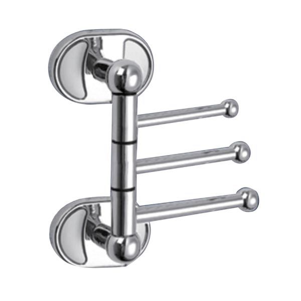 Вешалка Trento F87333-1 тройная хром
