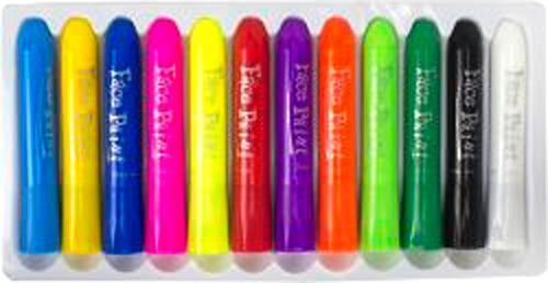 Набір фарб для обличчя та тіла в формі олівця 12 кольорів MX60175