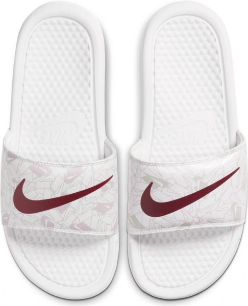 Шлепанцы Nike WMNS BENASSI JDI PRINT 618919-117 р. 7 белый