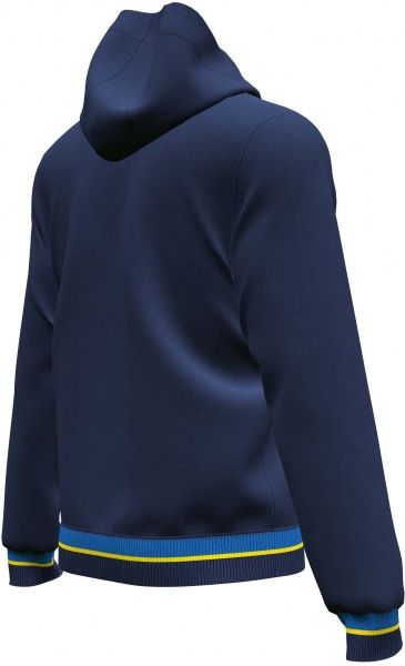 Джемпер форми збірної України 2021 Joma FED. FUTBOL UCRANIA ZIP-UP HOODIE AT102378A339 р. S темно-синій