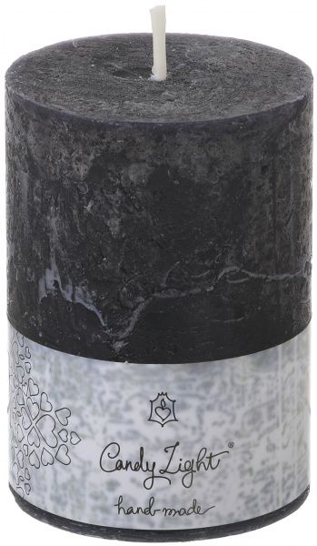 Свеча 7х10 см (7,7),С-07 черный Candy Light
