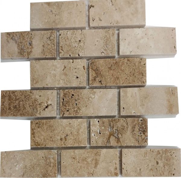 Плитка KrimArt мозаїка МКР-11П Travertin Classic 30,3x32,3 см 