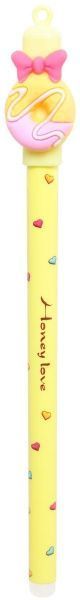 Ручка гелевая пиши-стирай Donut желтая 