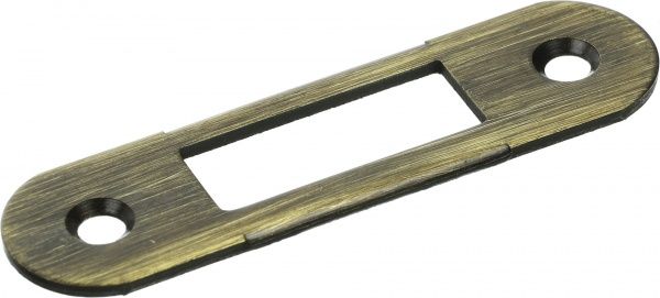 Планка ответная STV четвертная Latch старая бронза 82 мм 22 мм