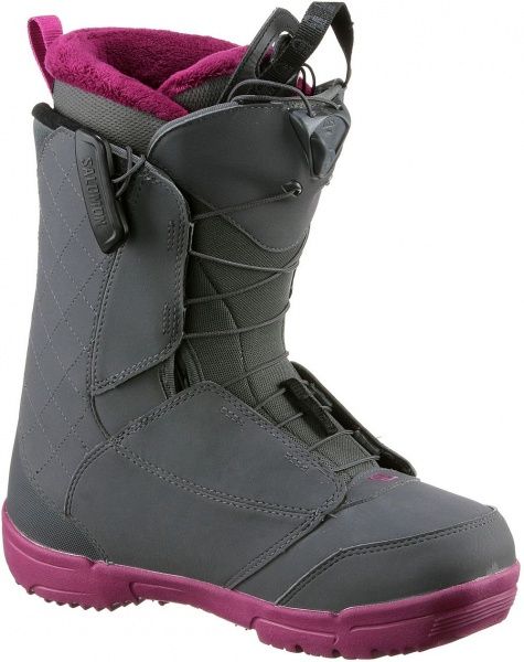 Черевики для сноуборда Salomon PEARL р. 25 L39869900 сірий 
