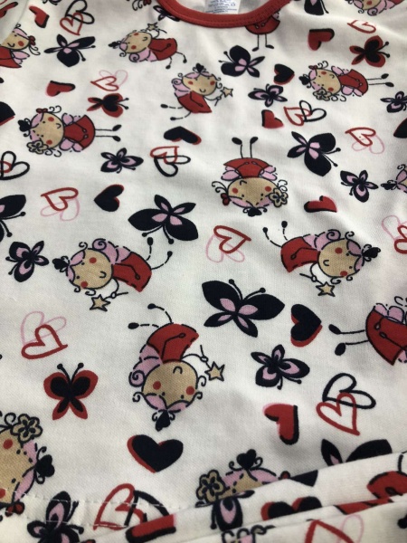 Піжама дитяча для дівчаток Моя планета фея р.86-92 білий із принтом Пж300-7 