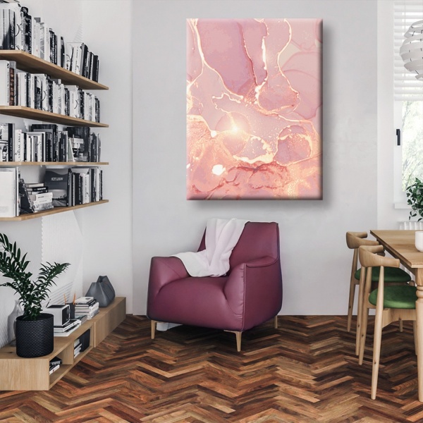 Постер Розовый металлик №2 45x60 см Brushme FNK0113601 