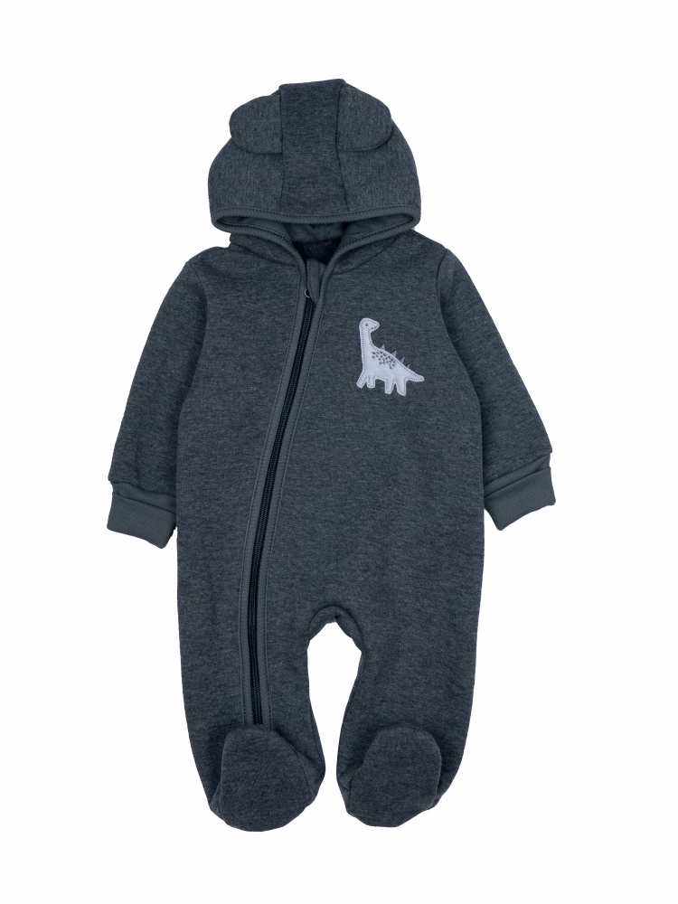 Комбинезон для мальчика Маленькі Люди Дино р.80 темно-серый 0358