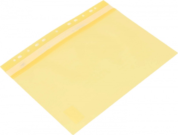 Скоросшиватель А4 с перфорацией желтый UP! (Underprice)