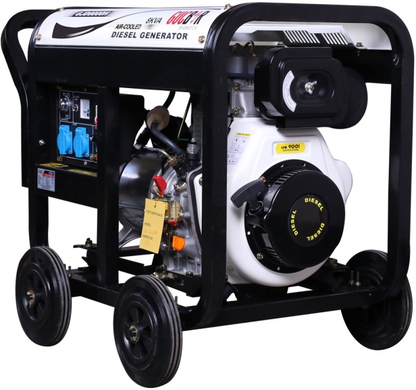 Електрогенераторна установка Gucbir 6 кВт / 6,5 кВт 230 В GJD8000H дизель