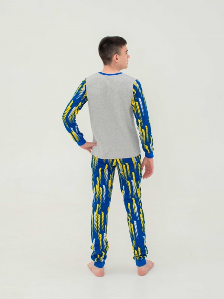 Піжама для хлопчиків Smil р.158 сірий меланж 104730 