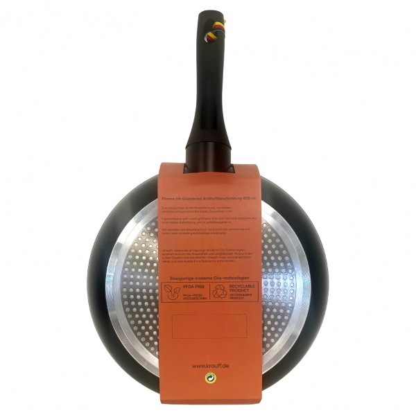 Сковорода з кришкою 28 см Grand Chef 25-45-142 Krauff