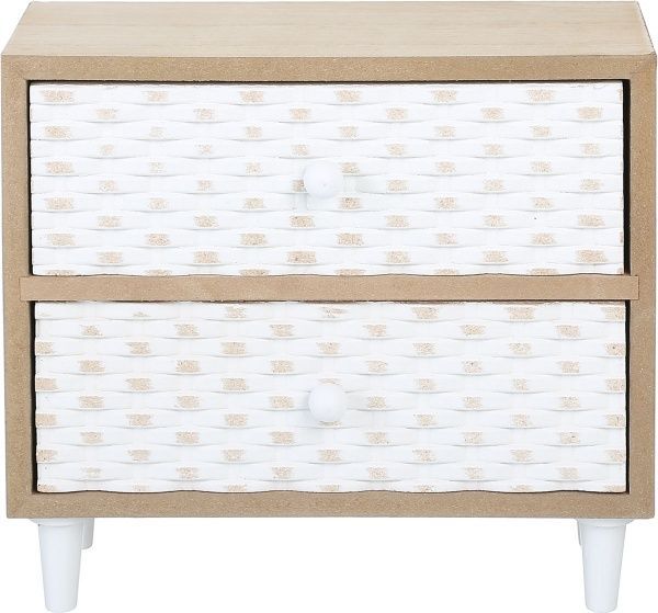 Сундучок Комод на 2 ящички Плетение 24х11х21 см