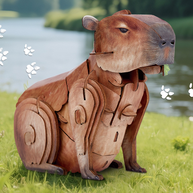 Пазл CubicFun Дикі тварини Капібара DS1177h