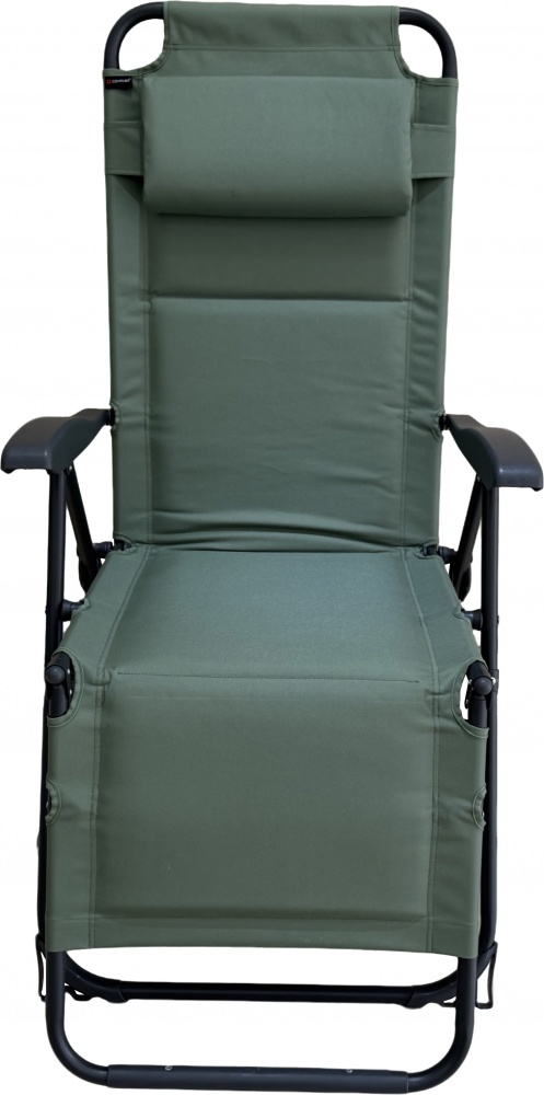 Шезлонг розкладний Grilland SX-3219-1 64x114 см оливковий