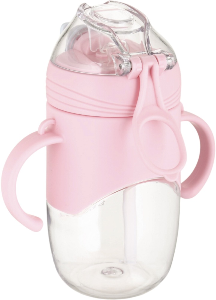 Пляшка для води SELIYA 420 мл з соломинкою та ремінцем колір в асортименті