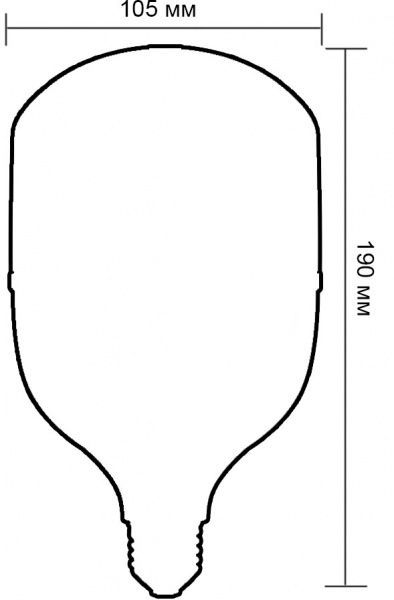 Лампа світлодіодна Philips TForce 40 Вт T100 матова E27 220 В 4000 К 929001938008 