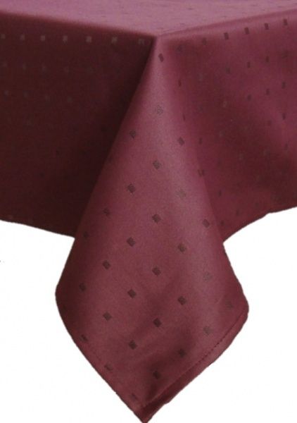 Скатерть Кубики 520-19/00 110x140 см бордовый Эдельвика 