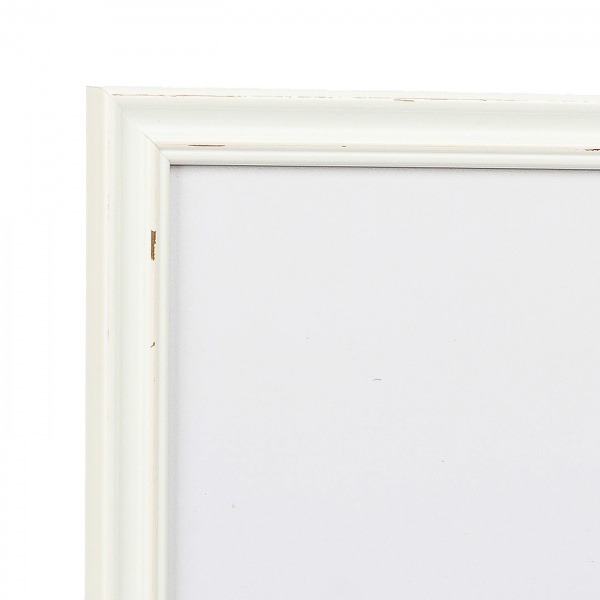 Рамка для фото 1 фото 10x15 см білий прованс 