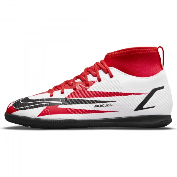 Футзальная обувь Nike JR SUPERFLY 8 CLUB CR7 IC DB0930-600 р.US 5Y красный