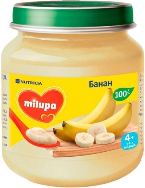 Пюре Milupa Банан 125 г 