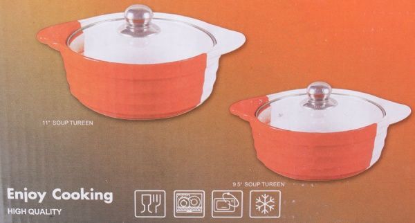 Набор кастрюль 1л + 1,8 л BY8412