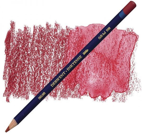 Олівець чорнильний Inktense 0500 Червоний чилі Derwent