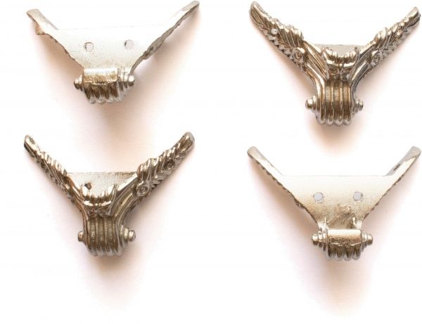 Ніжки декоративні срібло 56х25 мм 4 шт. 