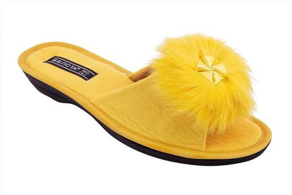Взуття домашнє БЕЛСТА Пушок р. 37 жовтий 99-10/4012 
